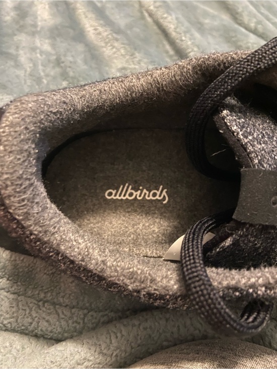 allbirds Men\'s Wool Runners in Charcoal with White Soles 10w main image 6